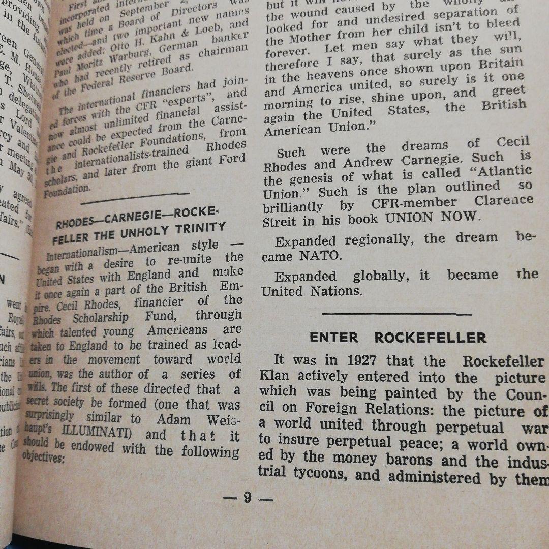 洋書 Secret Government of The United States