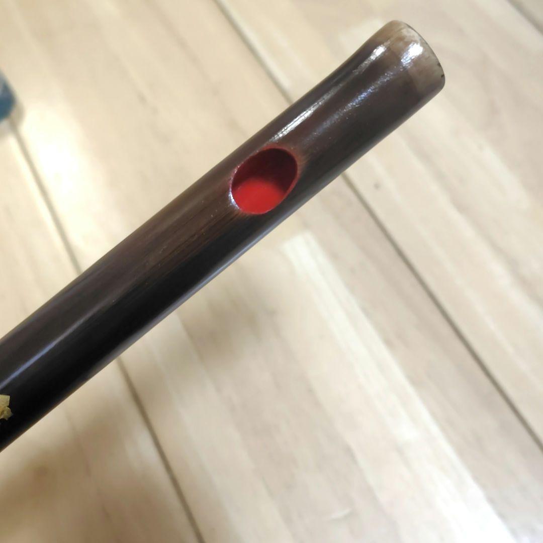 篠笛 六穴五本調子 炙り金箔 ５２