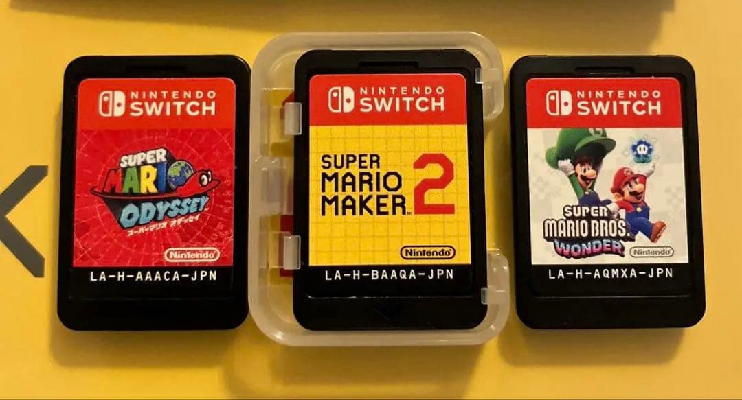 マリオメーカー2 マリオオデッセイ　マリオブラザーズワンダー　switch