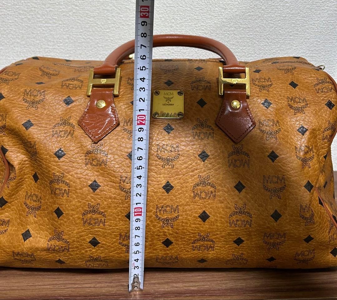 MCM ヴィセトス　レザー　ミニボストンバッグ　美品