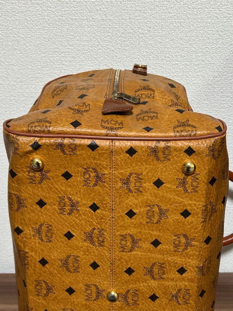 MCM ヴィセトス　レザー　ミニボストンバッグ　美品