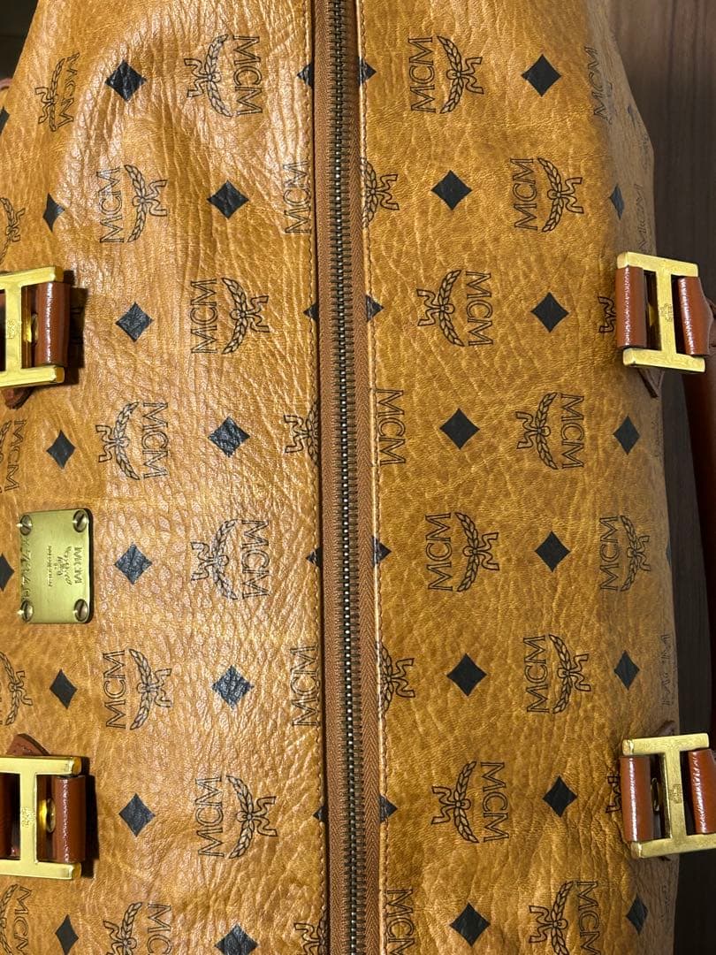 MCM ヴィセトス　レザー　ミニボストンバッグ　美品