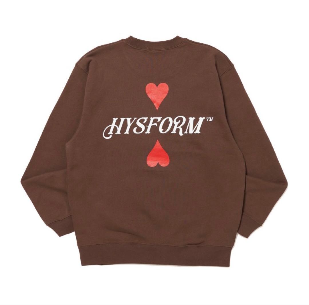 HYSFORM™ HEARTS CREWNECK SWEATSHIRT 2025