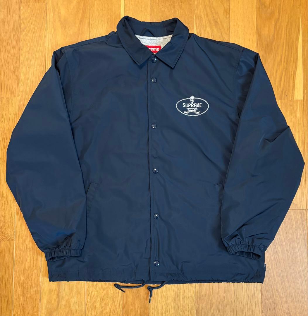 Supreme Crest Coaches Jacket Navy Mサイズ