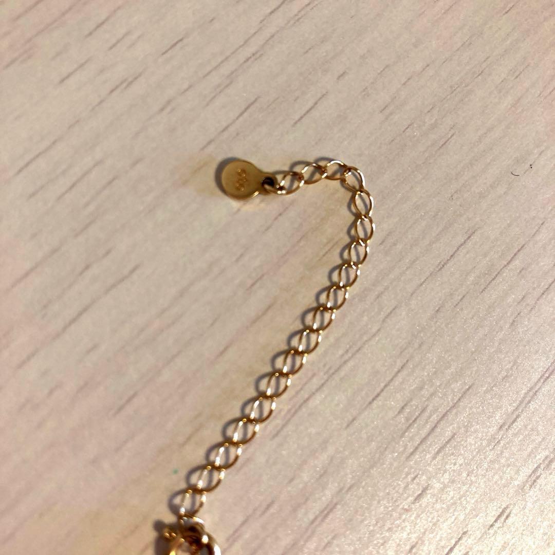 ete 10k ネックレス、ブレスレット、チャーム3点セット