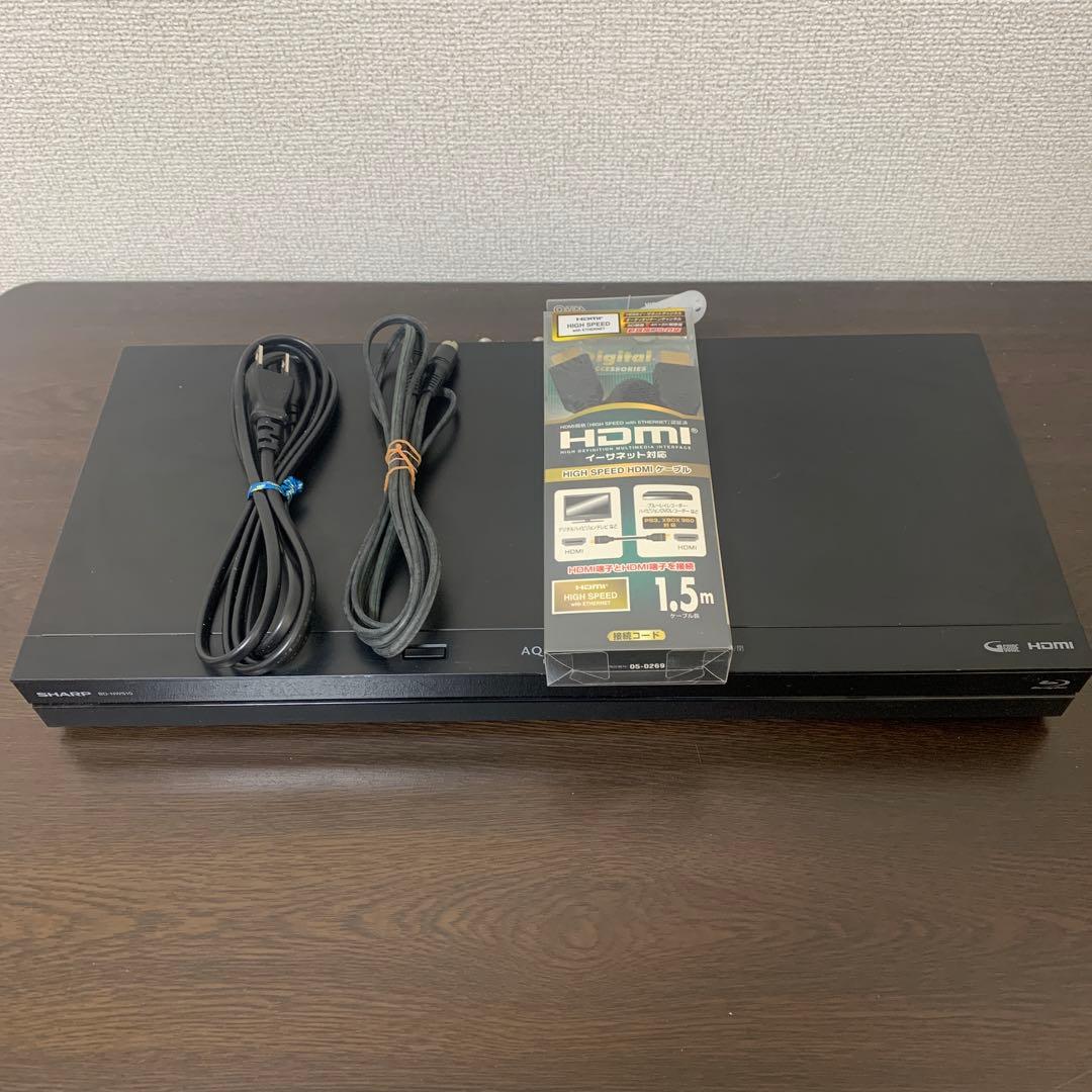 AQUOS BD-NW510 500GB 2番組同時録画 動作確認済み