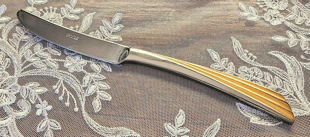 廃盤品 Noritake ノリタケ ゴールドウイング 金彩 カトラリー 15本