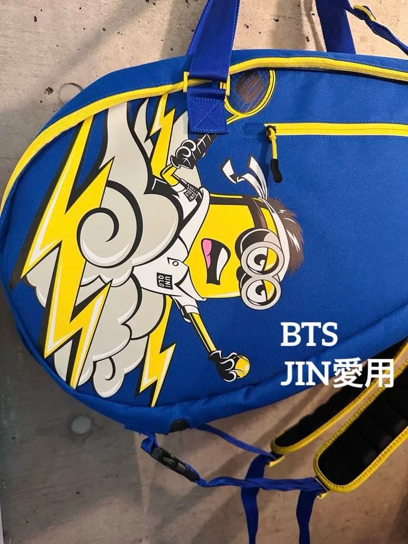 BTS JIN 愛用 ミニオンズ　ウィルソン　テニス　ラケットバッグ　新品　ジン