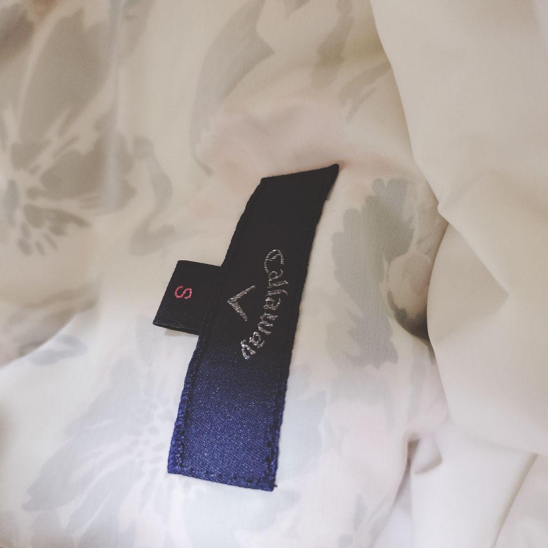 Callaway 花柄ダウンジャケットS ダウンスカートSSセット 冬ゴルフ