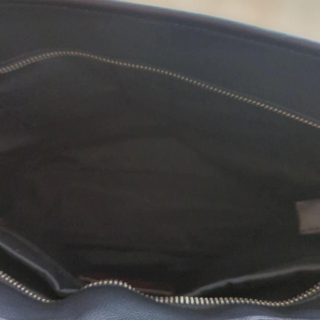 COACH ブラウン ネイビー ショルダーバッグ