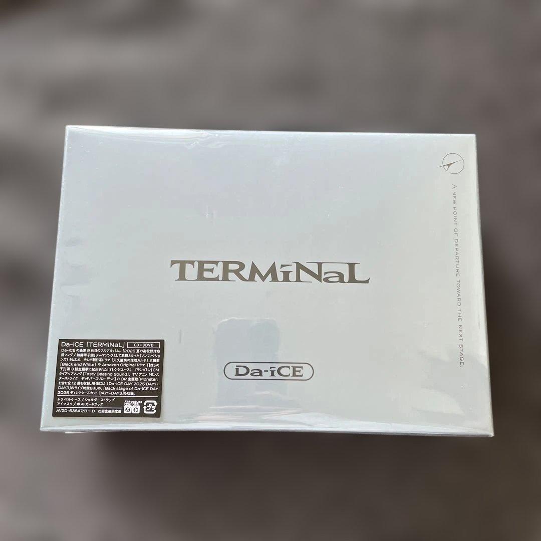 Da-iCE TERMiNaL 初回生産限定盤 CD+3DVD
