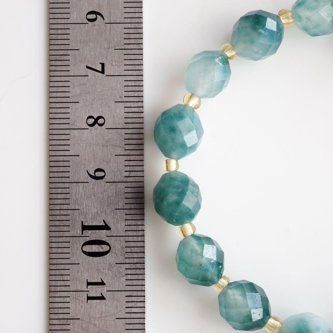 【blue.ks】No.3 アメジスト&クレイジーレースアゲート共生トップ