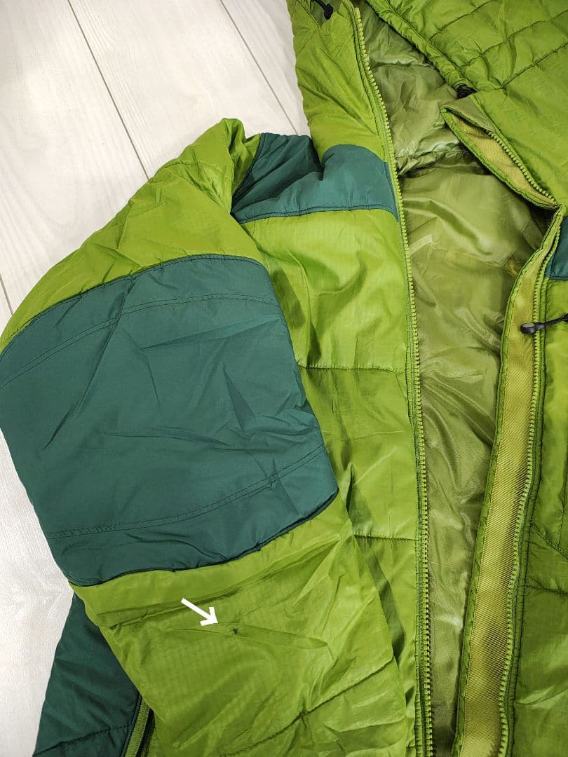 一*人様 【寒いうちに売り切り】Patagonia ダスパーカ　ブライトグリーン