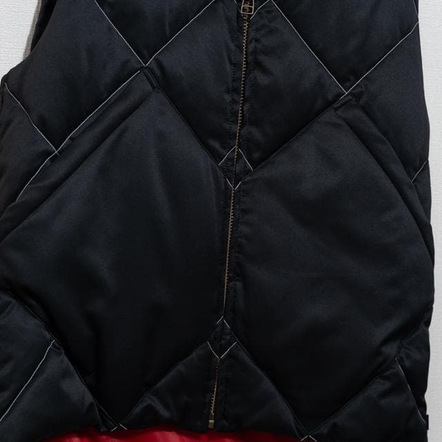 【スケーター君】 REFLECTIVE QUILTED DOWN VEST