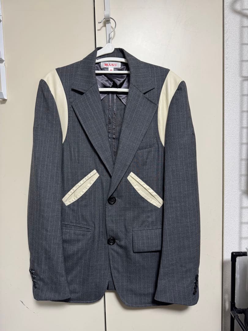 美品　masu 22aw FUTURE LAYERED JACKET(GRAY)