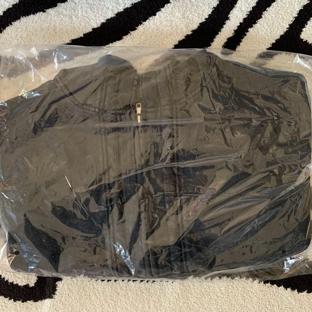 AMERI OYSTER SILHOUETTE HOODIEチャコールブラックF