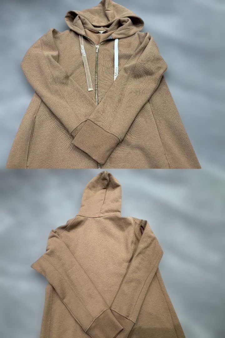 ☆美品☆S MaxMara The Cube パーカー ジップアップ 裏起毛