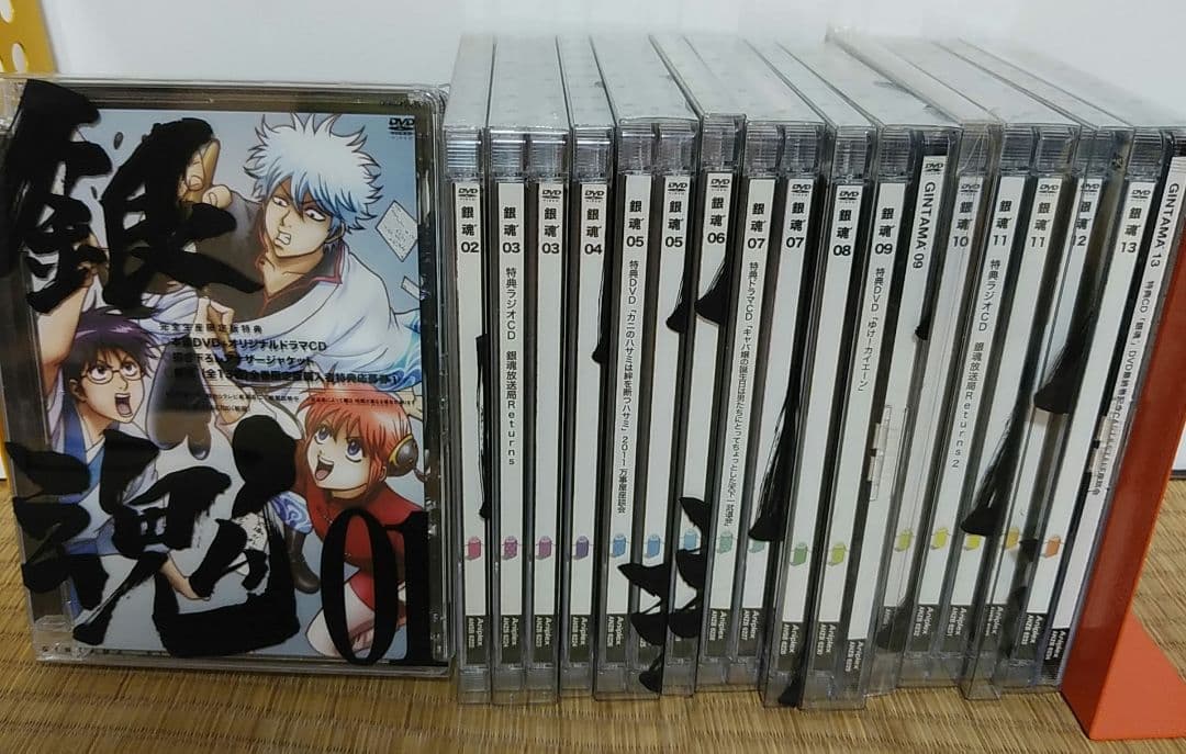 アニメ 銀魂 第二期 DVD 全13巻セット/初回限定版/特典ドラマCD/全巻