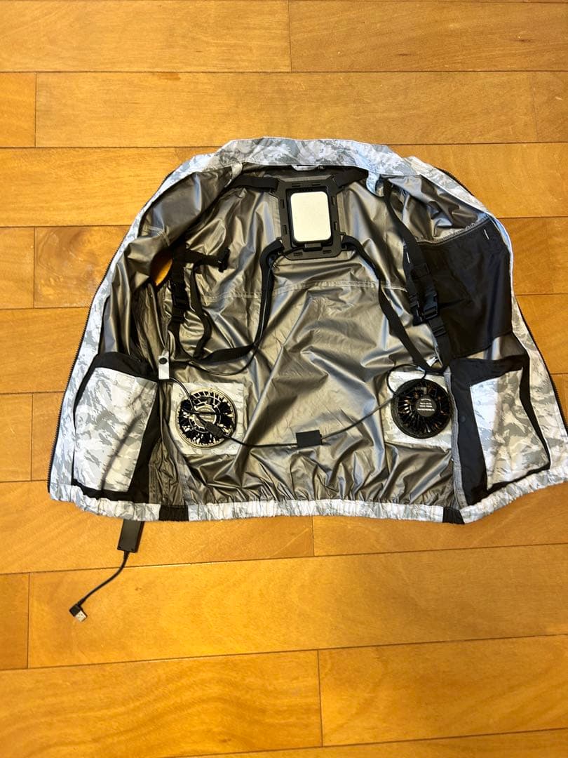 空調服 迷彩柄 2ファン搭載