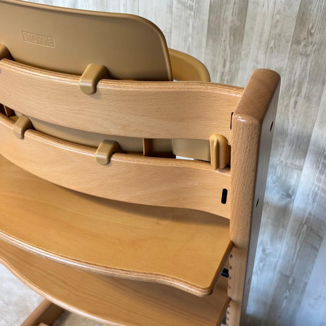 ストッケ　トリップトラップ　ベビーチェア+ベビーセット　ナチュラル　シリアル6