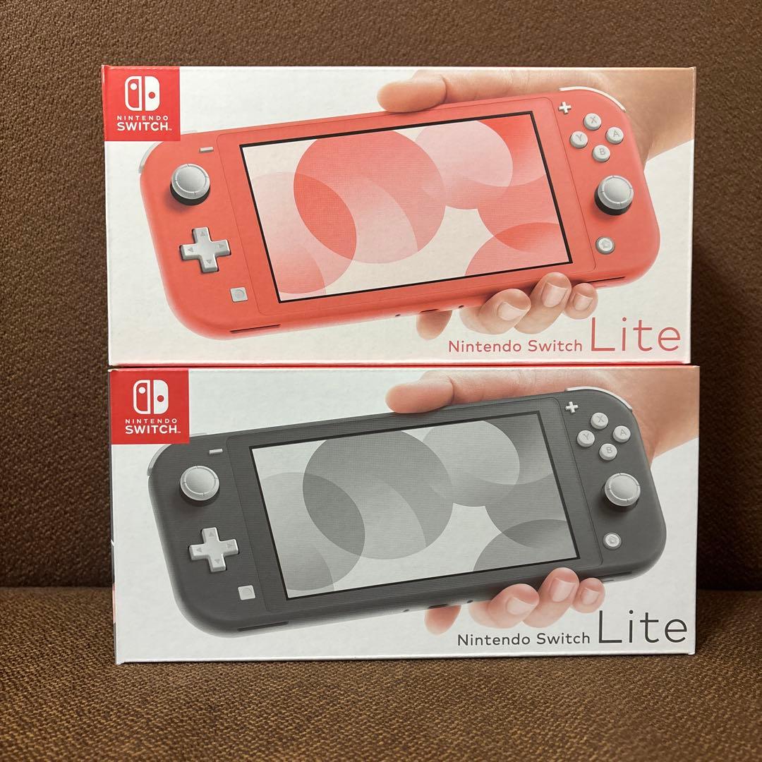 Nintendo Switch Liteコーラル、グレーまとめ売り