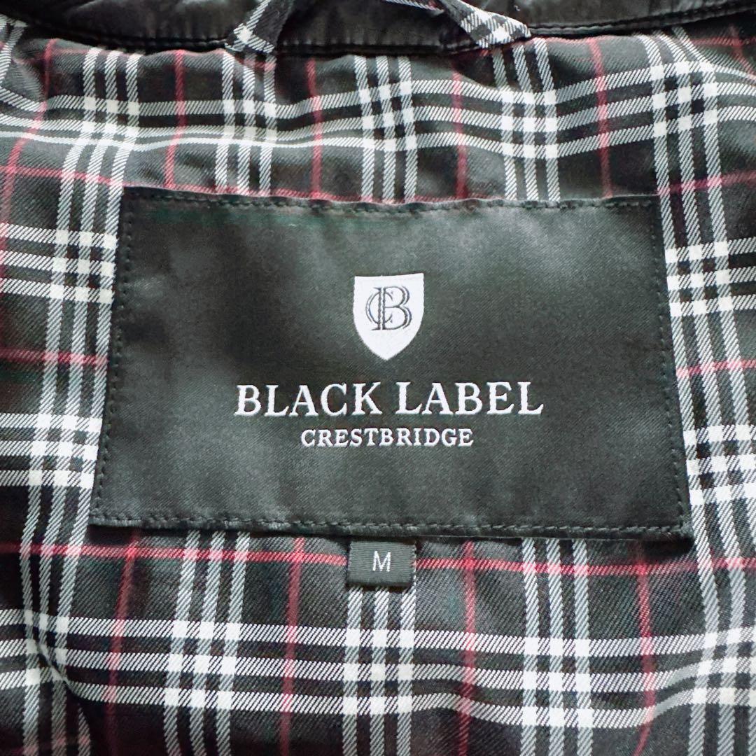 【BLACK LABEL CRESTBRIDGE】インナーダウン 黒 M 収納袋