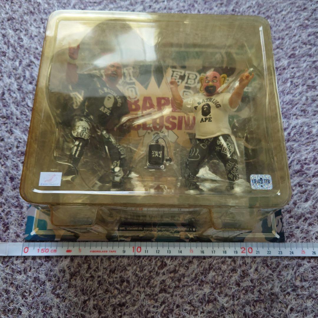 ★APE エイプ×全日本プロレス 初期 武藤敬司VSえべ藤さん フィギュア★