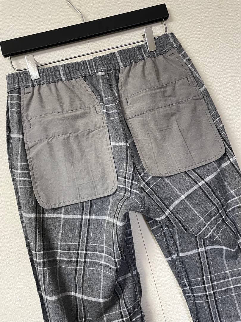 5351 pour les hommesデザインチェックパンツ shellac