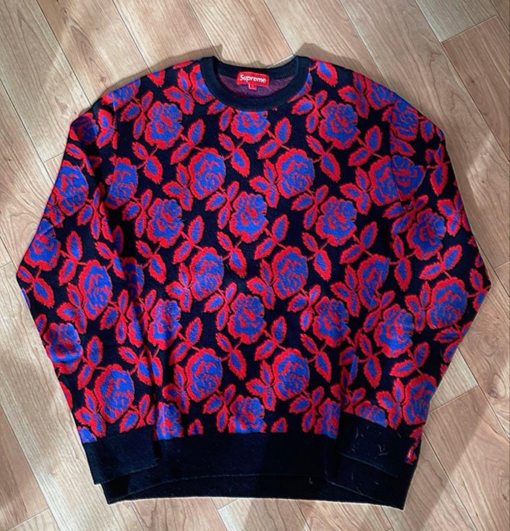 Supreme rose sweater knit ニット セーター サイズ:L