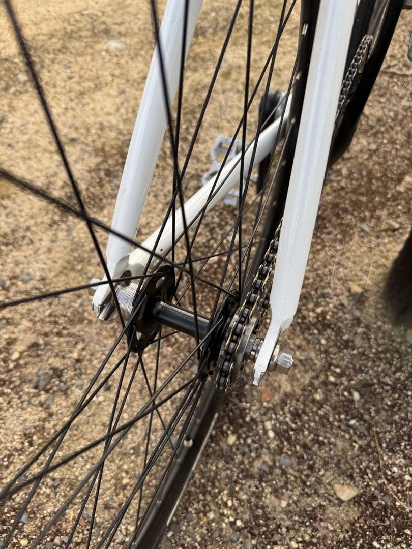 ※週末限定割引中❗️LEADERBIKE 735 ホワイト ピストバイク　Mサイズ