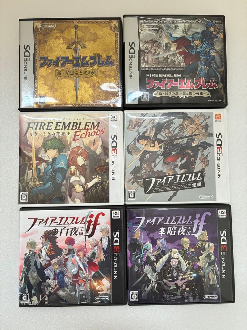 ファイアーエムブレム　DS 3DSソフト6本まとめ