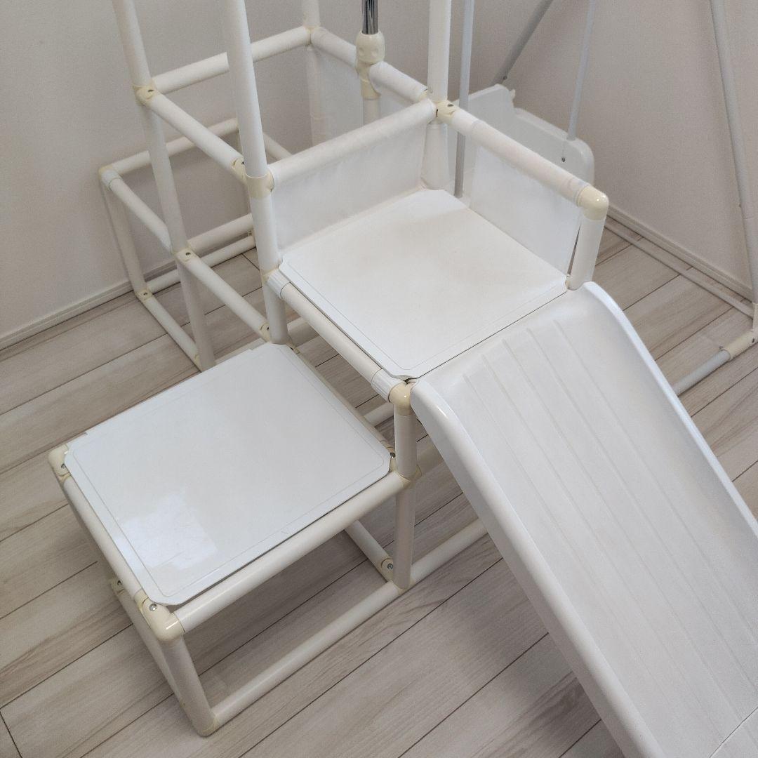 野中製作所　キッズパーク　すべり台・ジャングルジム・ブランコ（鉄棒）付き