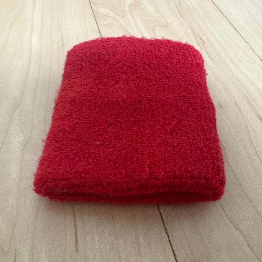 THE HIGH-LOWS 公式リストバンド（赤）↑ロゴ刺繍 ハイロウズ