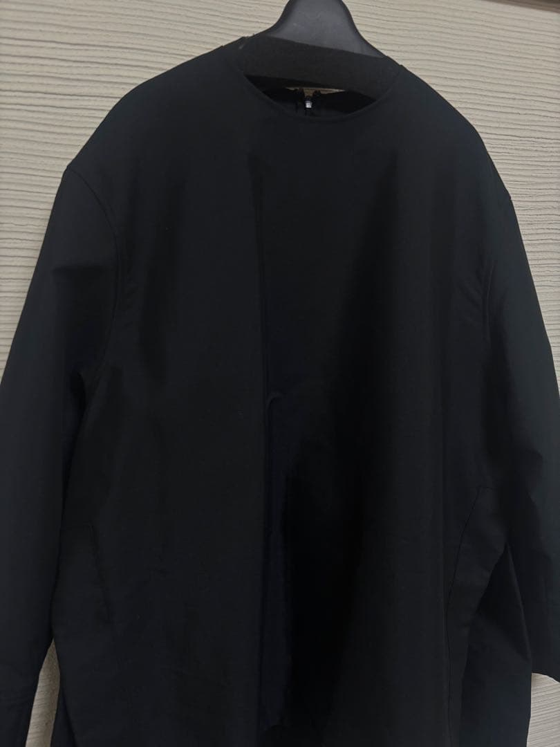 lohen ハイカウントダブルクロスノーカラーブラウス