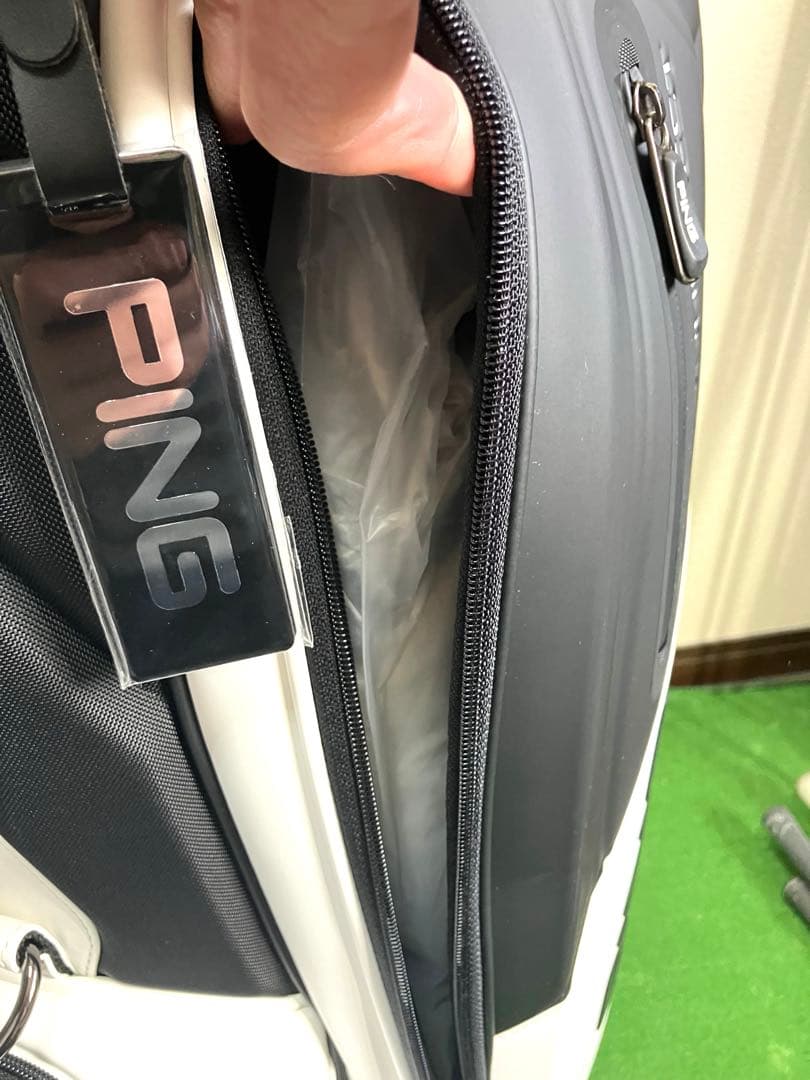 《渋野日向子 直筆サイン》PING キャディバッグ　未使用