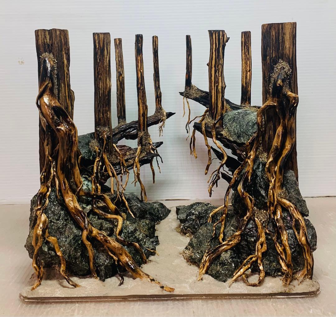 アクアテラリウム 水槽流木。水生植 物　水槽用流木　アクアリウム 盆栽流木