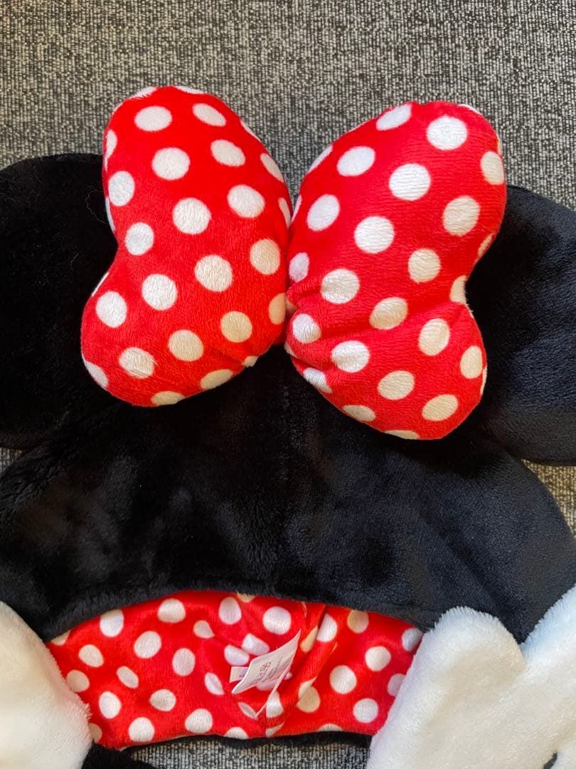 ミニーマウス耳付きスカーフと手袋セット