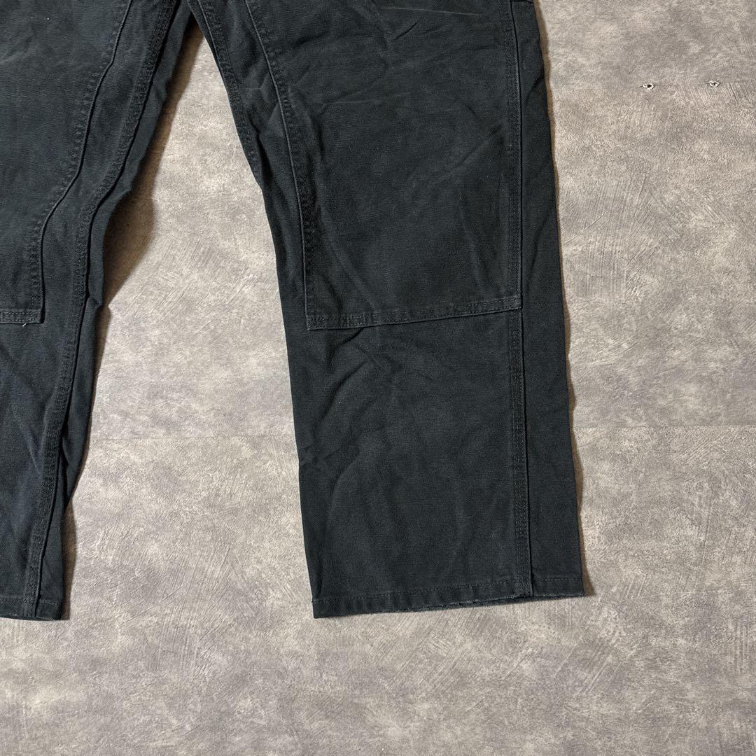 s*l様 カーハート17年製 B136 ダブルニー ペインターパンツ ブラック