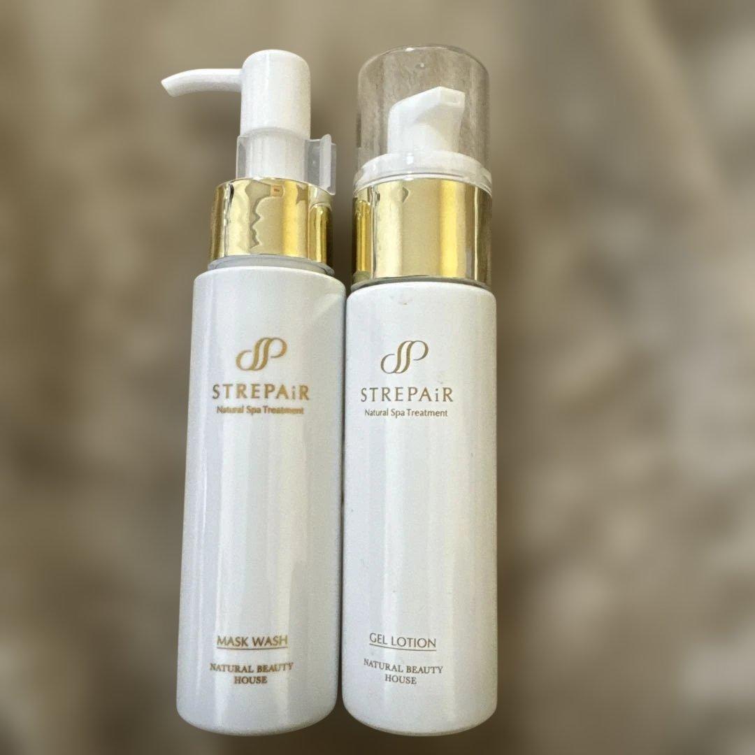 ストレピア マスク ウォッシュ美白ゲルローション セット