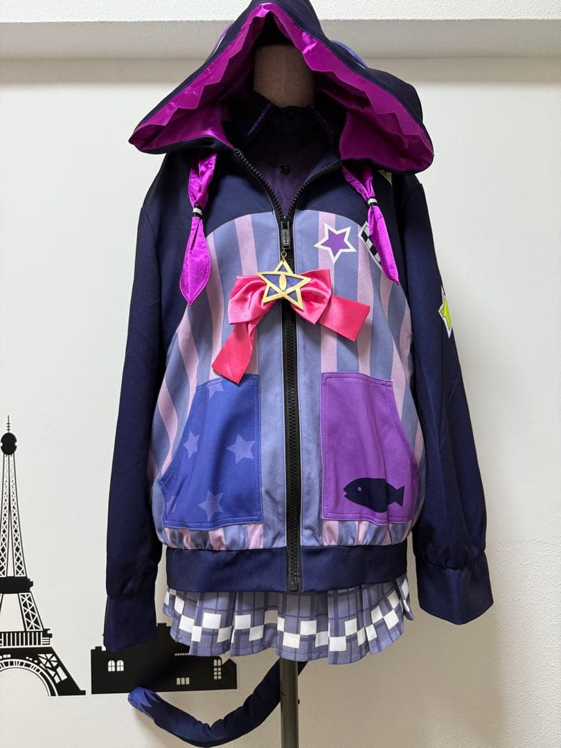 ホロライブ　紫咲シオン　制服衣装　コスプレ