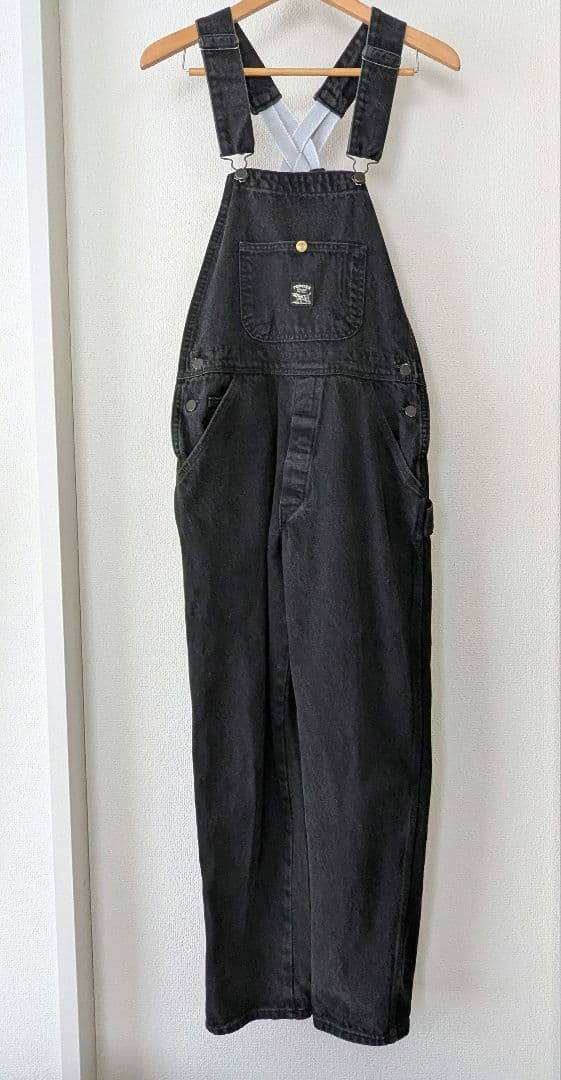 レア　Pointer　オーバーオール サロペット　ブラック　ローバック