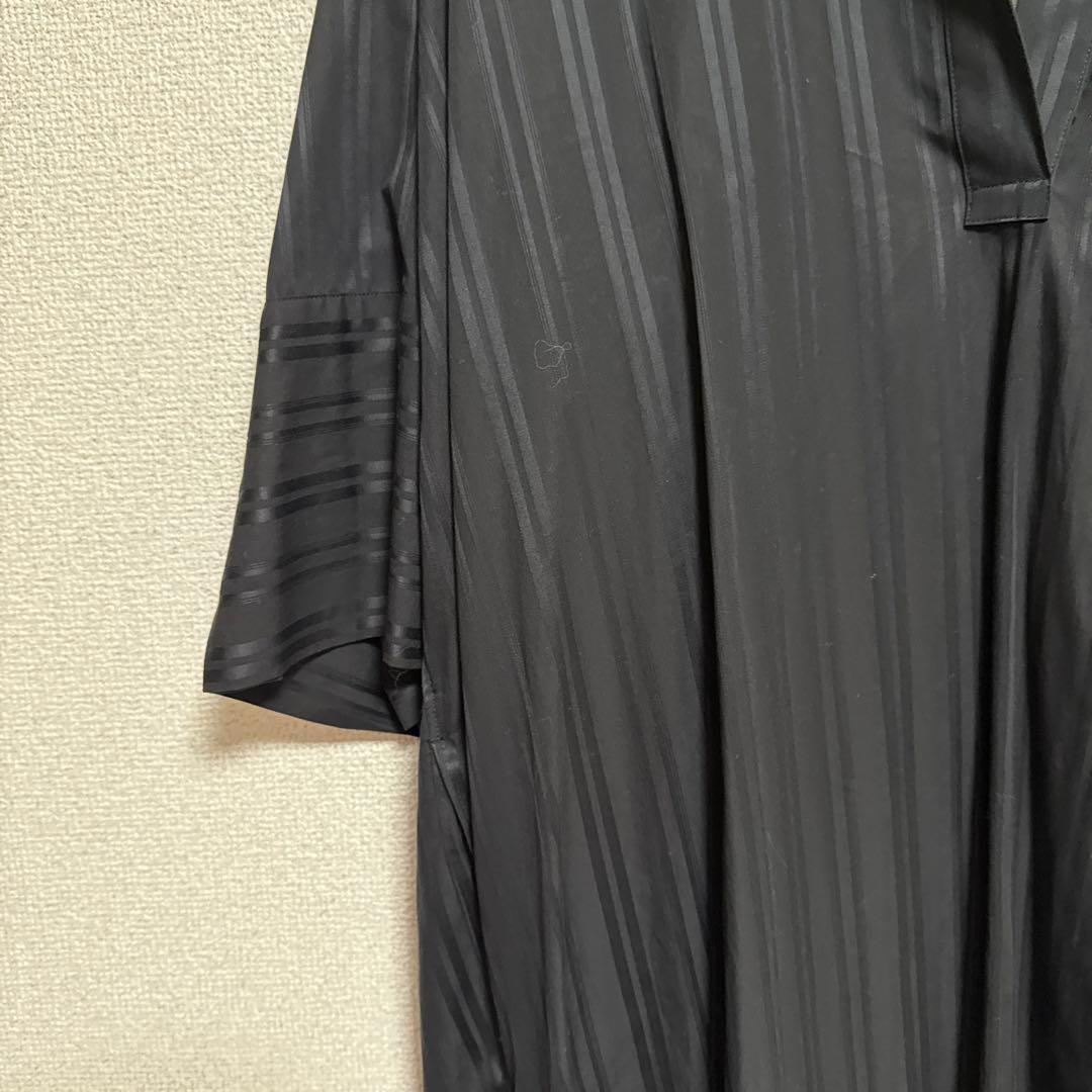 TICCA ティッカ　ロング シャツ ワンピース　ブラック