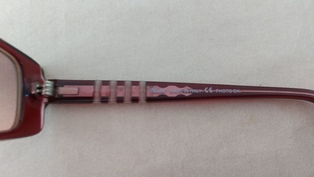 ペルソール サングラス イタリア製 上品なボルドーカラー