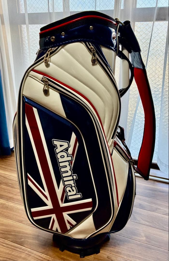 美品Admiral ゴルフキャディバッグ