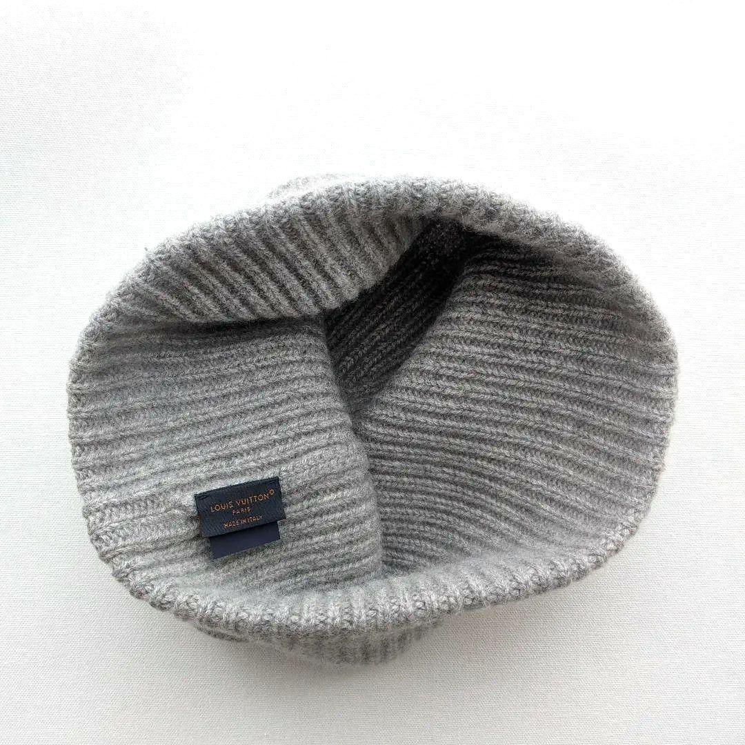 専用美品 ルイヴィトン ニット帽　ボネ・LV アヘッド 1.1 グレー ブランド