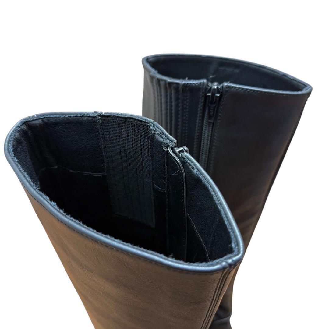 デモニア Demonia 厚底ロングブーツ SHAKER-100 24cm 黒