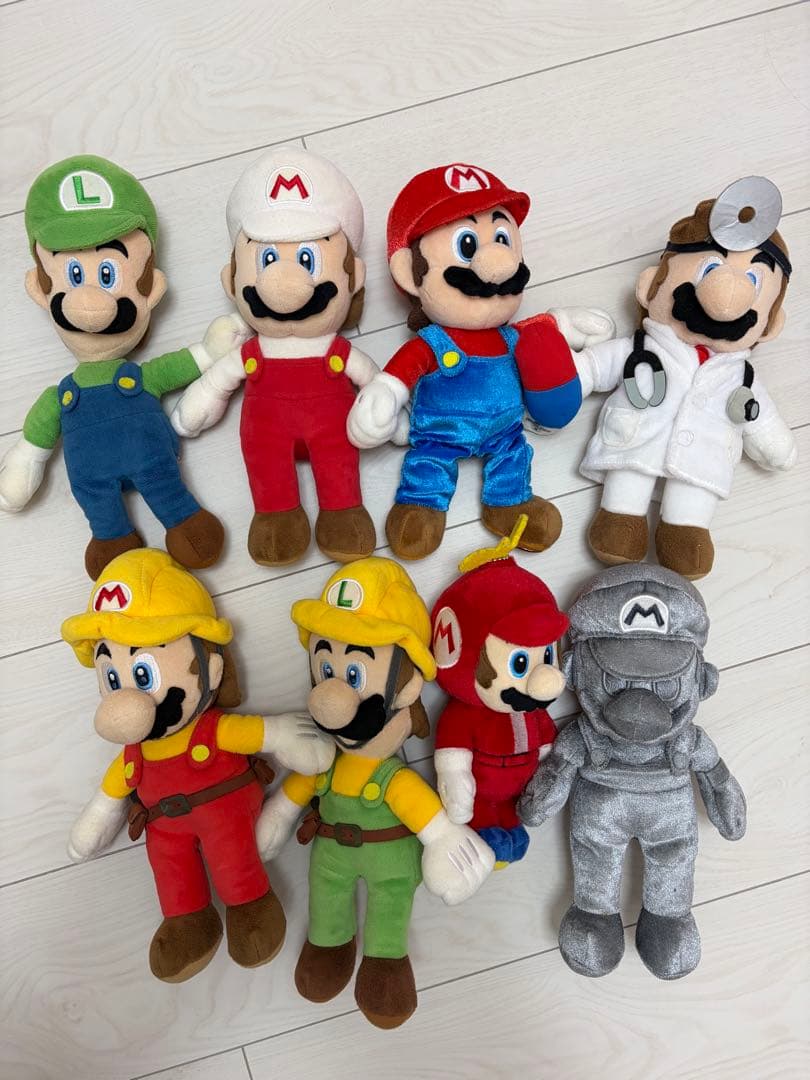 マリオキャラクターぬいぐるみセット