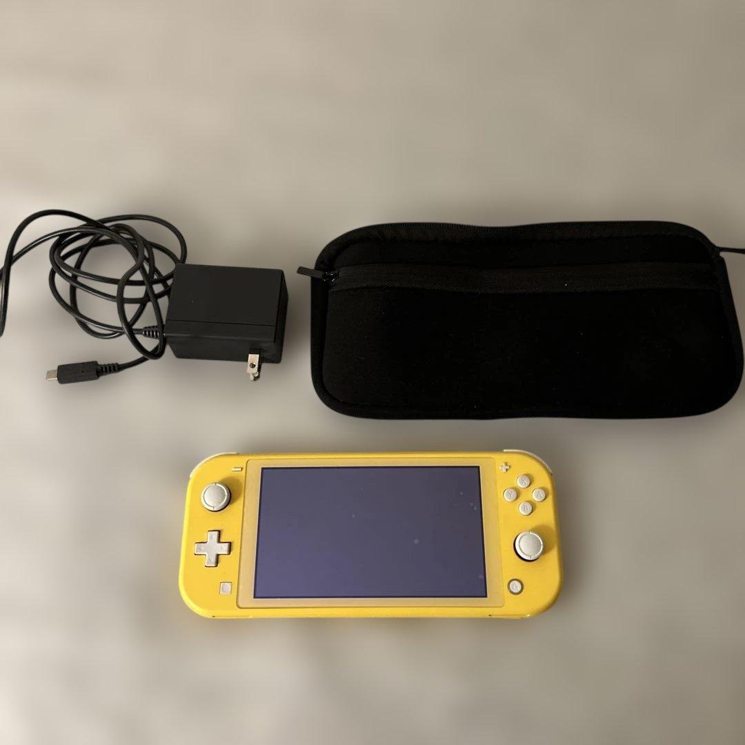 Nintendo Switch Lite イエロー 充電器・ケース付き