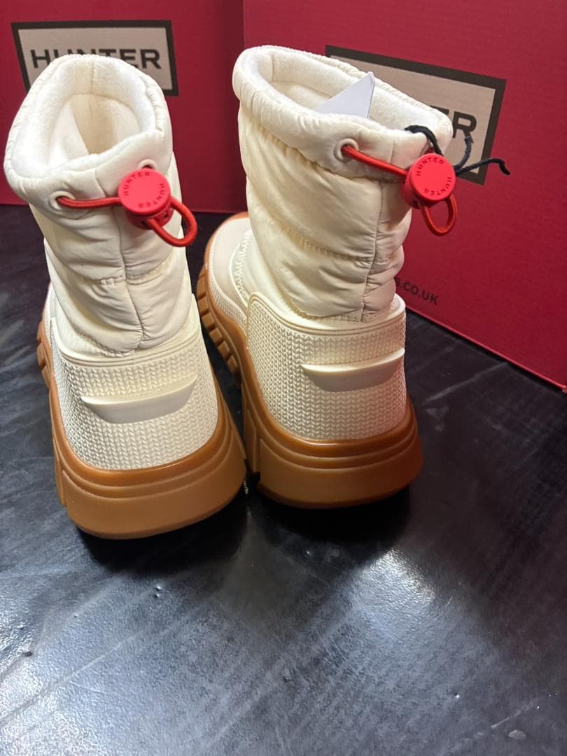 新品 超人気 HUNTER スノーブーツ ショート (25cm) 防水防寒