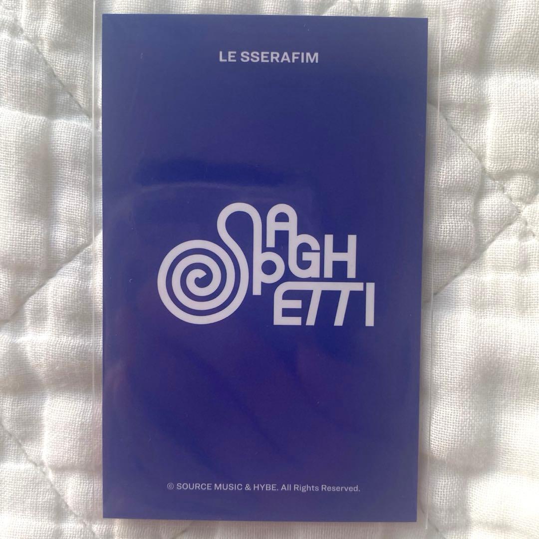 LE SSERAFIM チェウォン spaghetti ジャケット 特典 トレカ